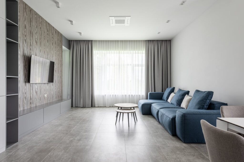 minimalistyczny salon